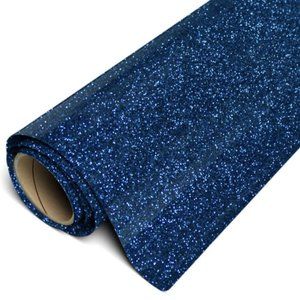 20" x 5 Feet Glitter Sapphire Siser Easyweed HTV Heat Transfer Iron-On Vinyl